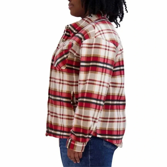 Sage Womens’ Plush Shirt Jacket / Shacket - Picture 5 of 6